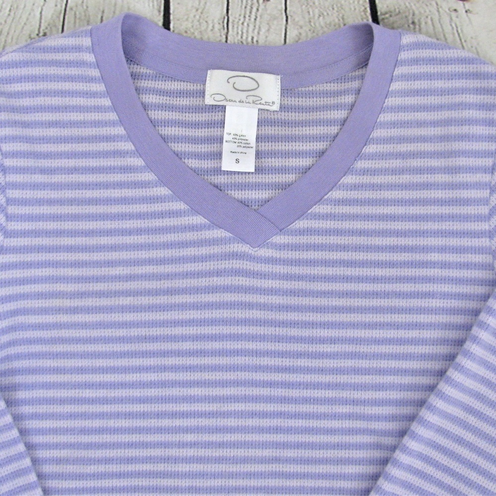 Oscar de La Renta striped Thermal top - Picture 6 of 6